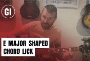 E Major Shaped Chord Lick image