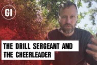 The Drill Sergeant And The Cheerleader image